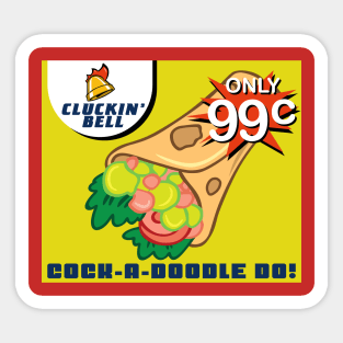 Cluckin' Bell Sticker